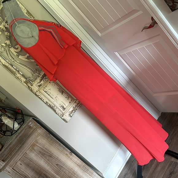 Coral Maxi Dress - Size Medium - by Xhilaration. - Picture 7 of 8